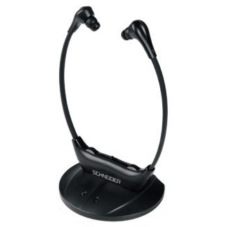 Écouteurs TV sans fil noir