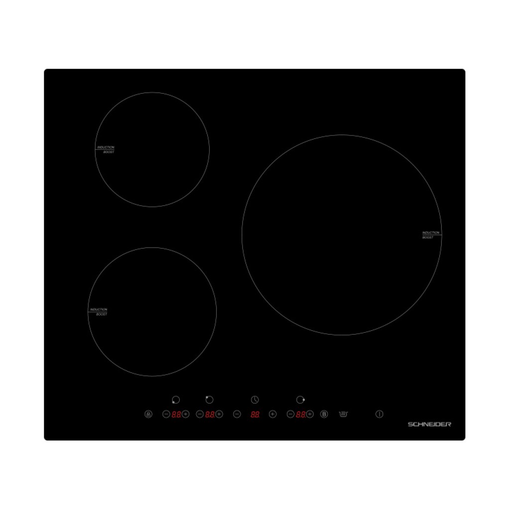 Table de cuisson à induction 60 cm Noir, sans profilés Siemens —  Rehabilitaweb