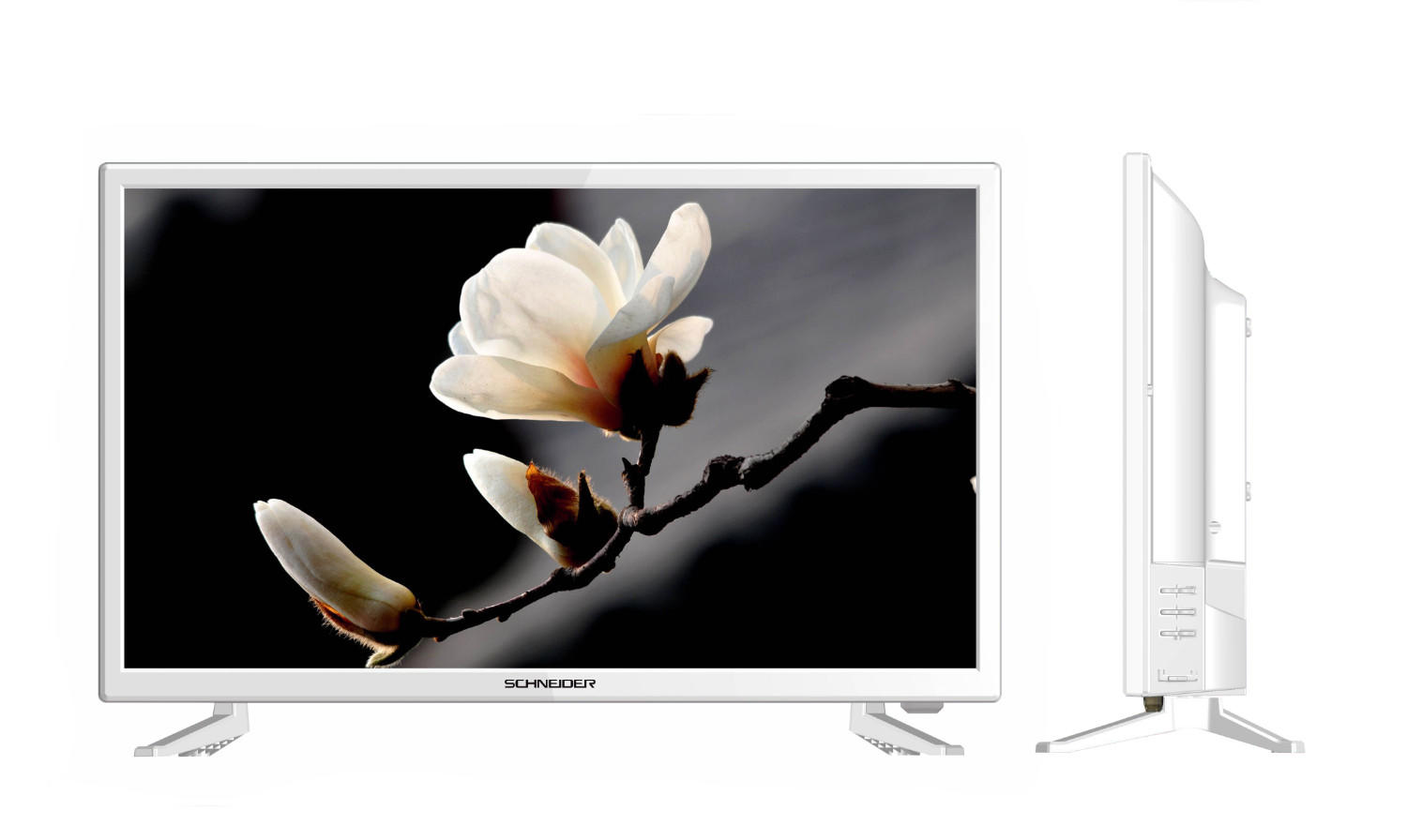 LED 24” TV -61 cm white - Schneider