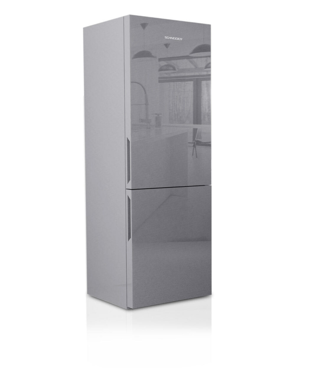 Refrigerator freezer black 250 L - Schneider