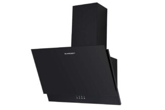 Tilted wall-mounted extraction hood 60 cm