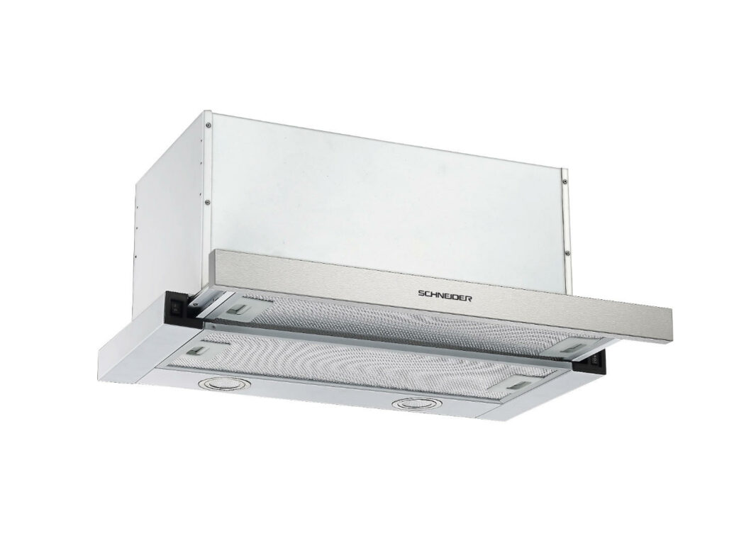 Hotte aspirante tiroir inox 570 m3/h - Schneider
