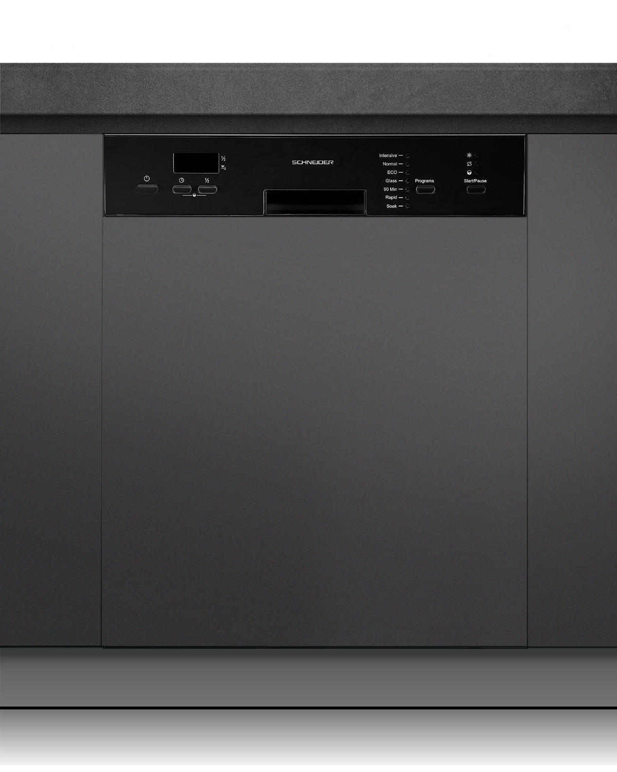 Built-in dishwasher 60 cm black - Schneider