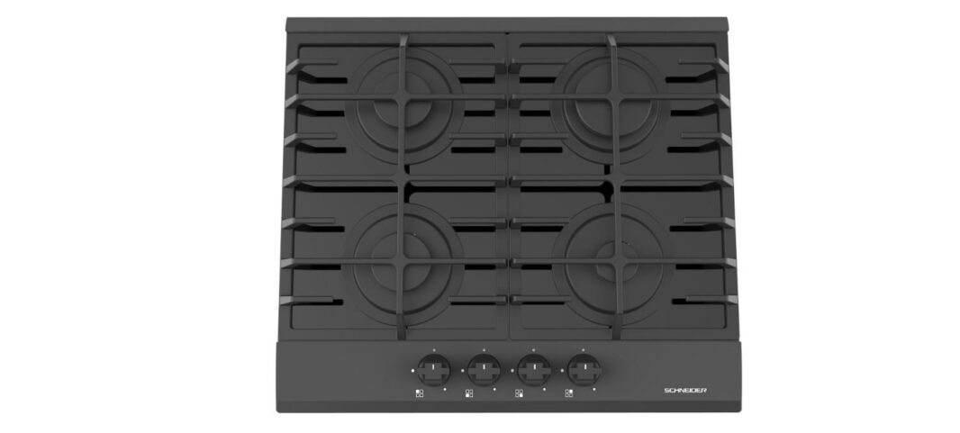 Black 60 cm gas hob - Schneider