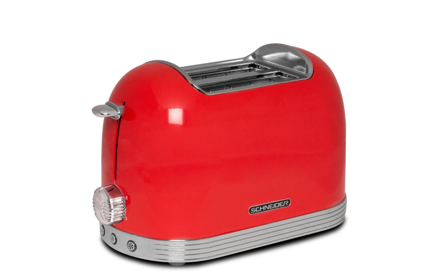 Vintage Red 2 slices toaster - Schneider