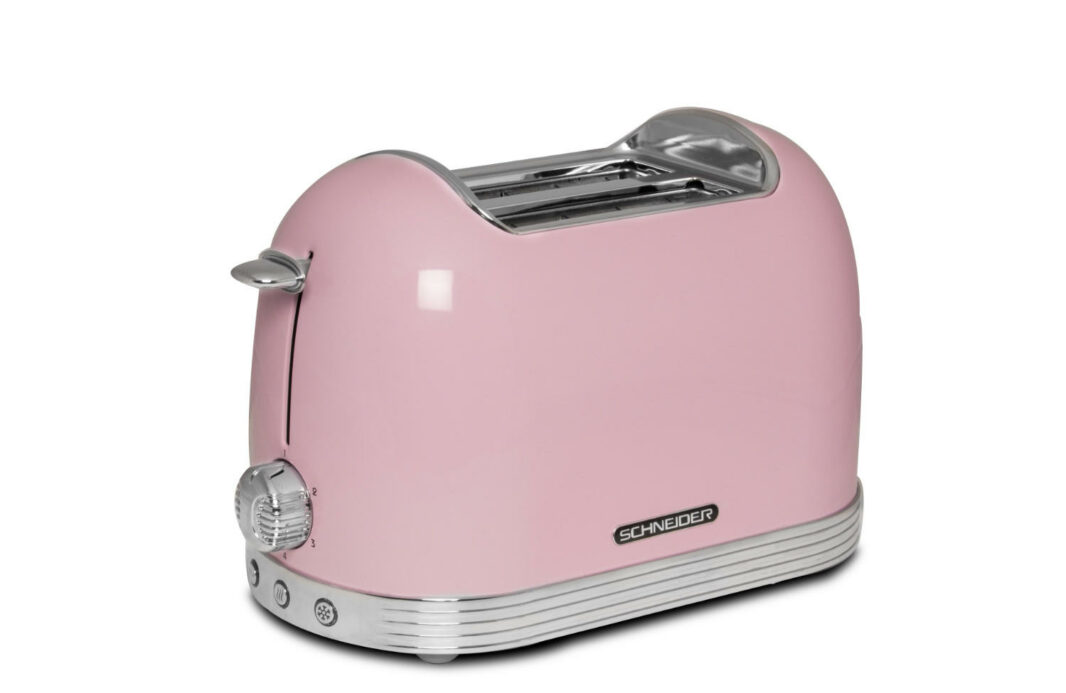 Vintage Red 2 slices toaster - Schneider