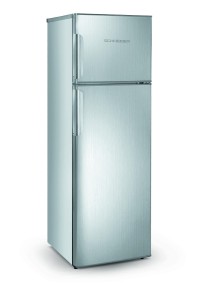 Refrigerator with 2 stainless steel doors 260 L