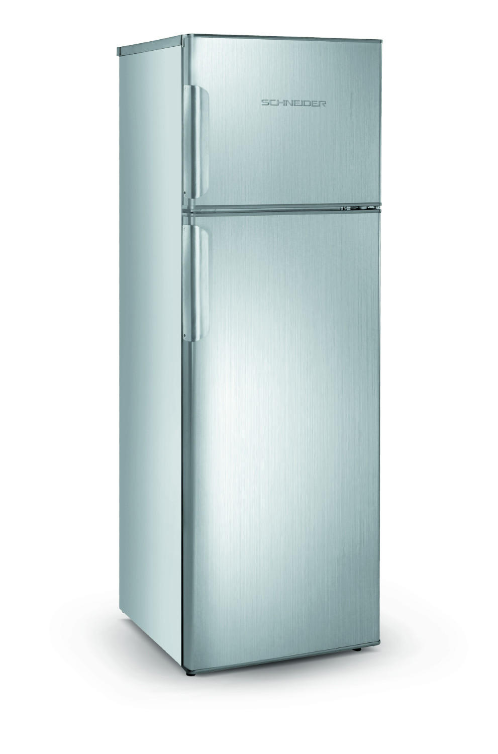 Refrigerator with 2 stainless steel doors 260 L - Schneider