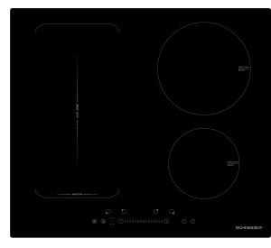 Induction hob 4 fireplaces