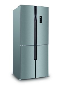 Stainless steel multi-door refrigerator and freezer combo 418 L