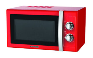 Vintage red microwave oven 20L