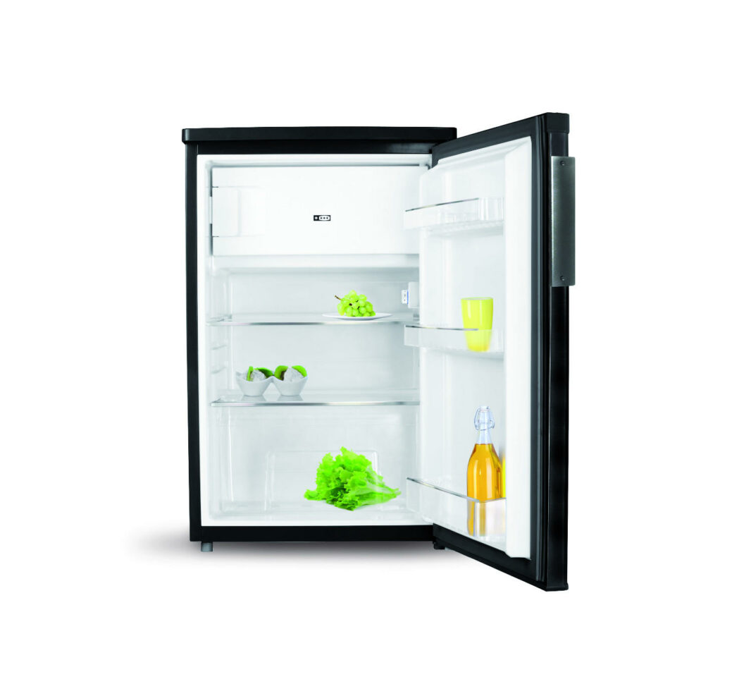 Refrigerator table top in black matte 112 L - Schneider