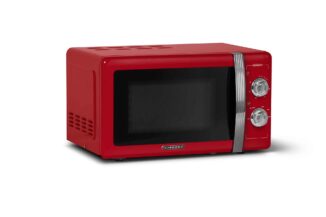 Micro-ondes vintage 20 L rouge