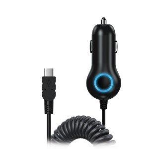 Car charger 1 USB + Micro-USB Extensible Cable 1,4m