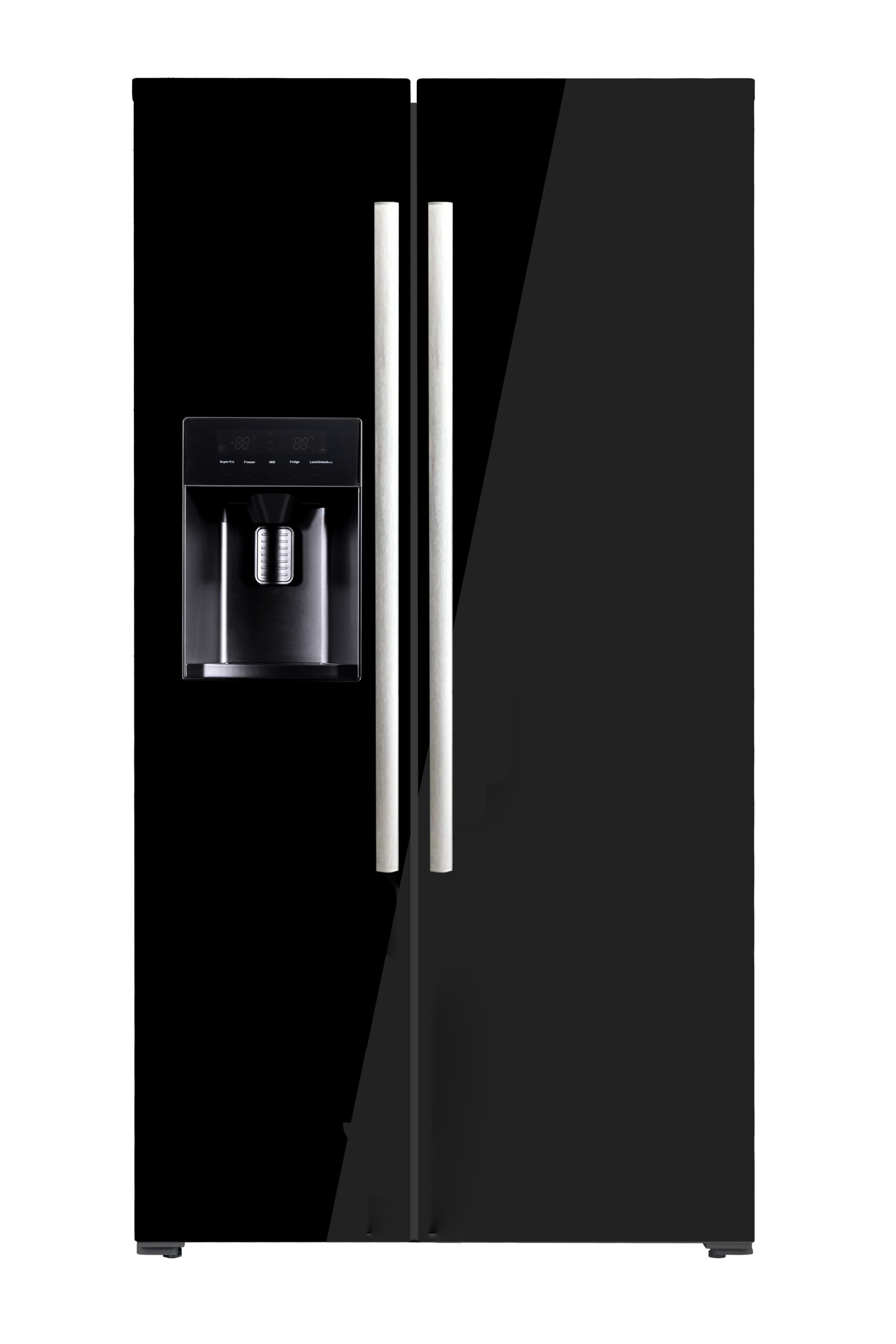 Samsung refrigerator black glass deals