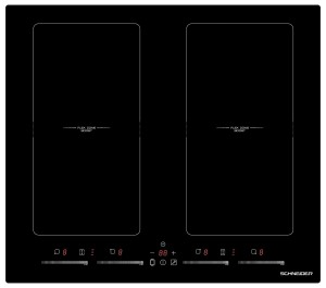 Table induction 4 foyers 60 cm noir