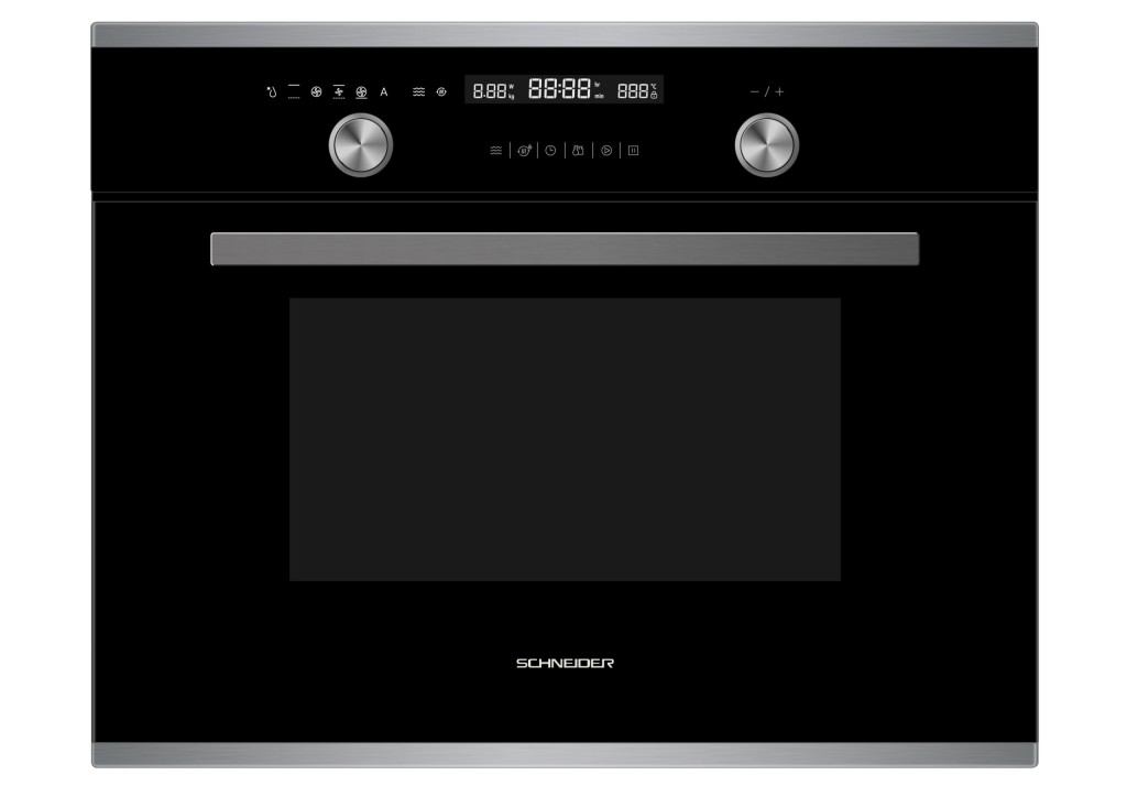 Built in combined microwave 44L in black SCMC4544X0 Schneider