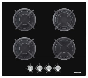 Gas cooking hob 4 fireplaces