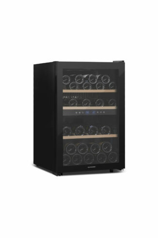 Cave à vin pose libre 62 bouteilles noir