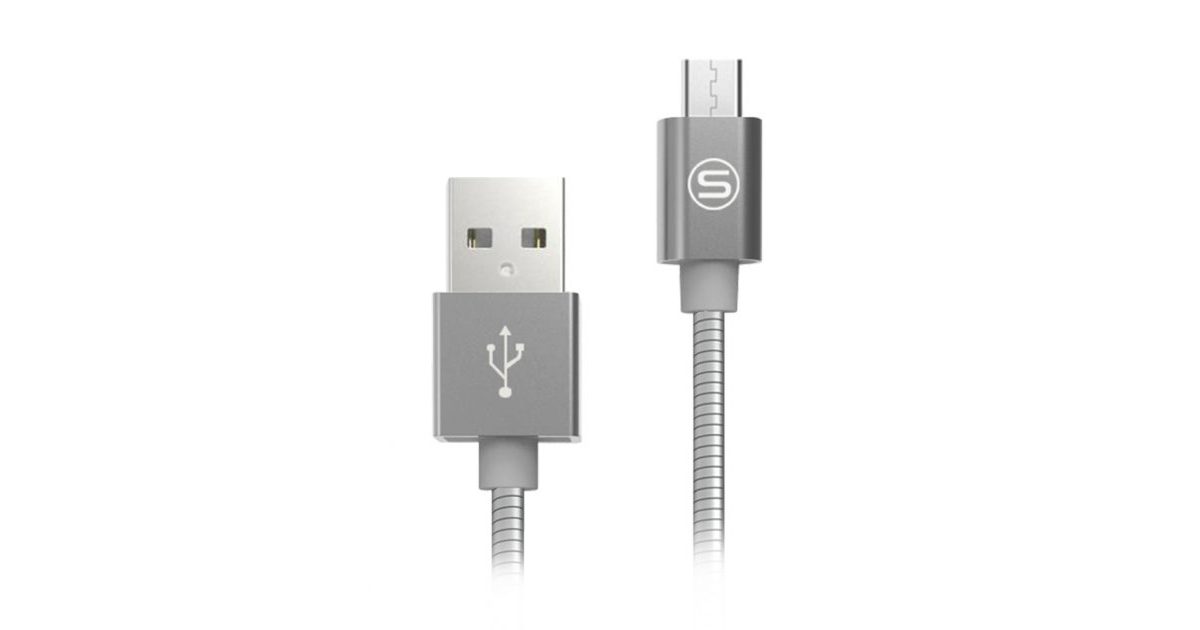 MicroUSB cable Shield metal 1m