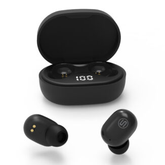 Écouteurs Bluetooth sans fil noir – Slimbuds