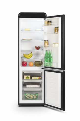 Réfrigérateur vintage combiné 249 L noir