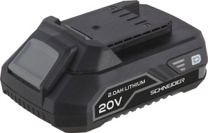 Batterie Li-ion 20 V 2 Ah noir