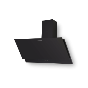 Hotte décor murale 90 cm noire
