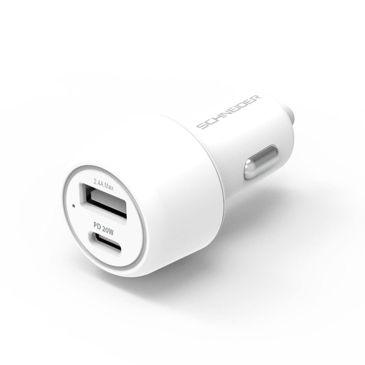 CHARGEUR VOITURE USB-C + PORT USB