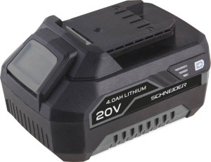 Batterie Li-ion 20 V 4 Ah noir
