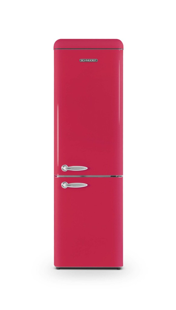 Vintage combined fridge freezer 249 L Hawaiian pink SCCB250VHAW