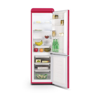 Vintage combined fridge-freezer 249 L Hawaiian pink