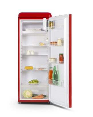 Vintage 1-door refrigerator 229 L Red