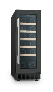 Cave à vin encastrable sous plan 20 bouteilles noire