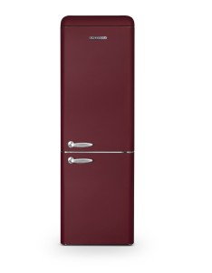Vintage combined fridge-freezer 304 L Bordeaux