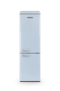 Vintage combined fridge-freezer 249 L Blue