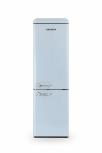 Vintage combined fridge-freezer 249 L Blue