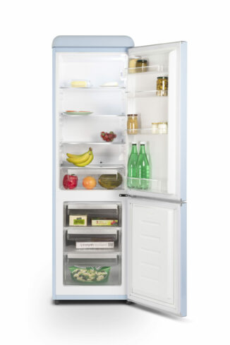 Vintage combined fridge-freezer 249 L Blue