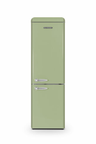 Réfrigérateur vintage combiné 249 L vert amande