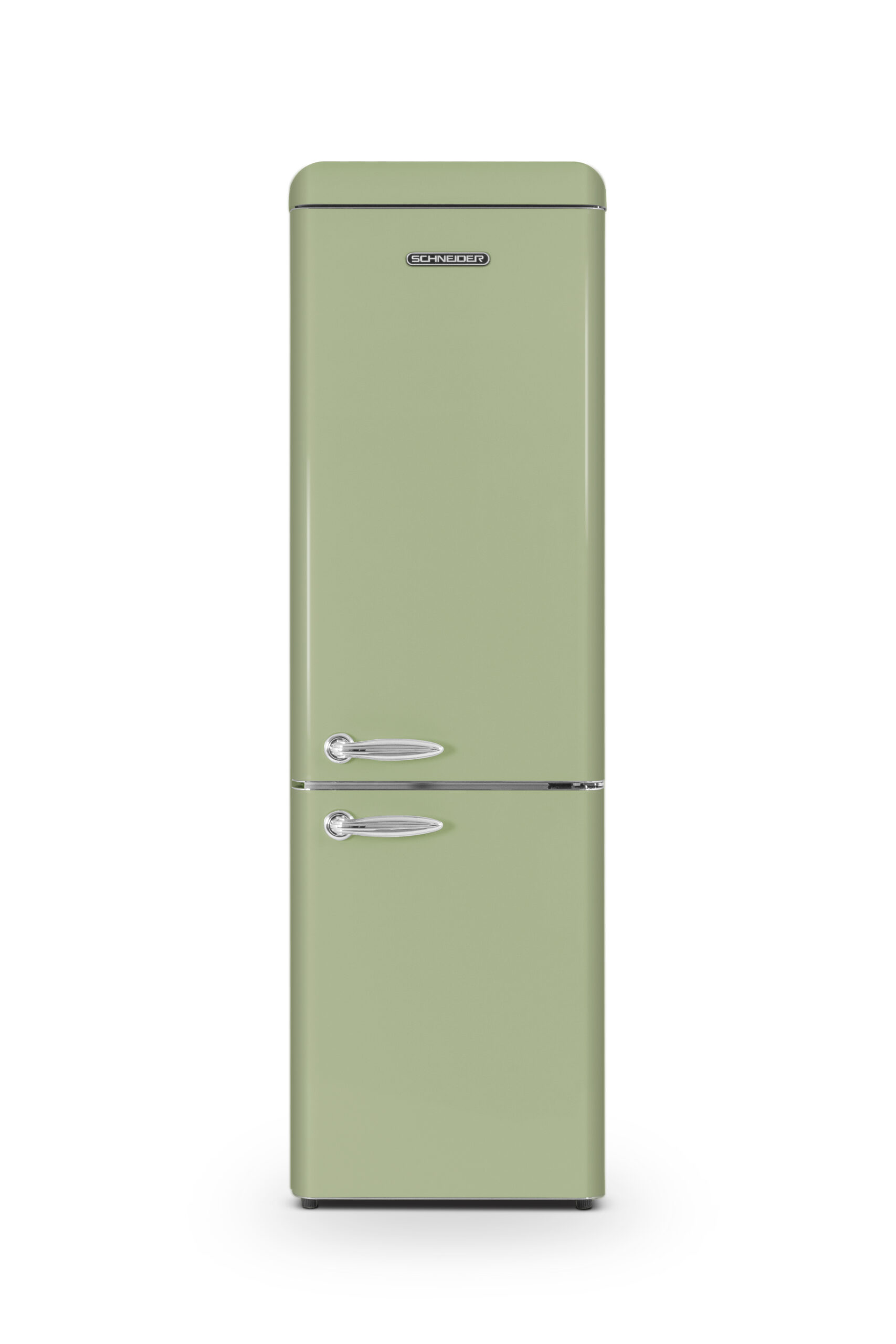 Réfrigérateur vintage combiné 249 L vert amande de Schneider - SCCB250VVA