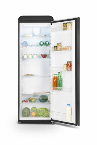 Réfrigérateur vintage 337 L noir mat