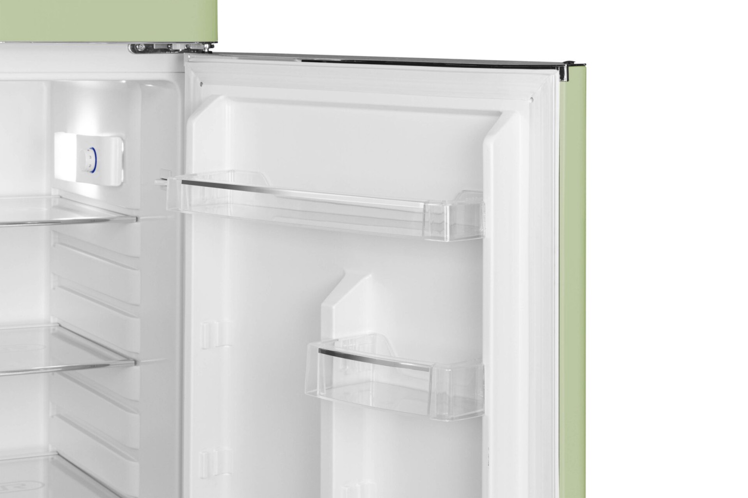 Réfrigérateur vintage vert amande 2 portes 211 L - Schneider - SCDD208VVA