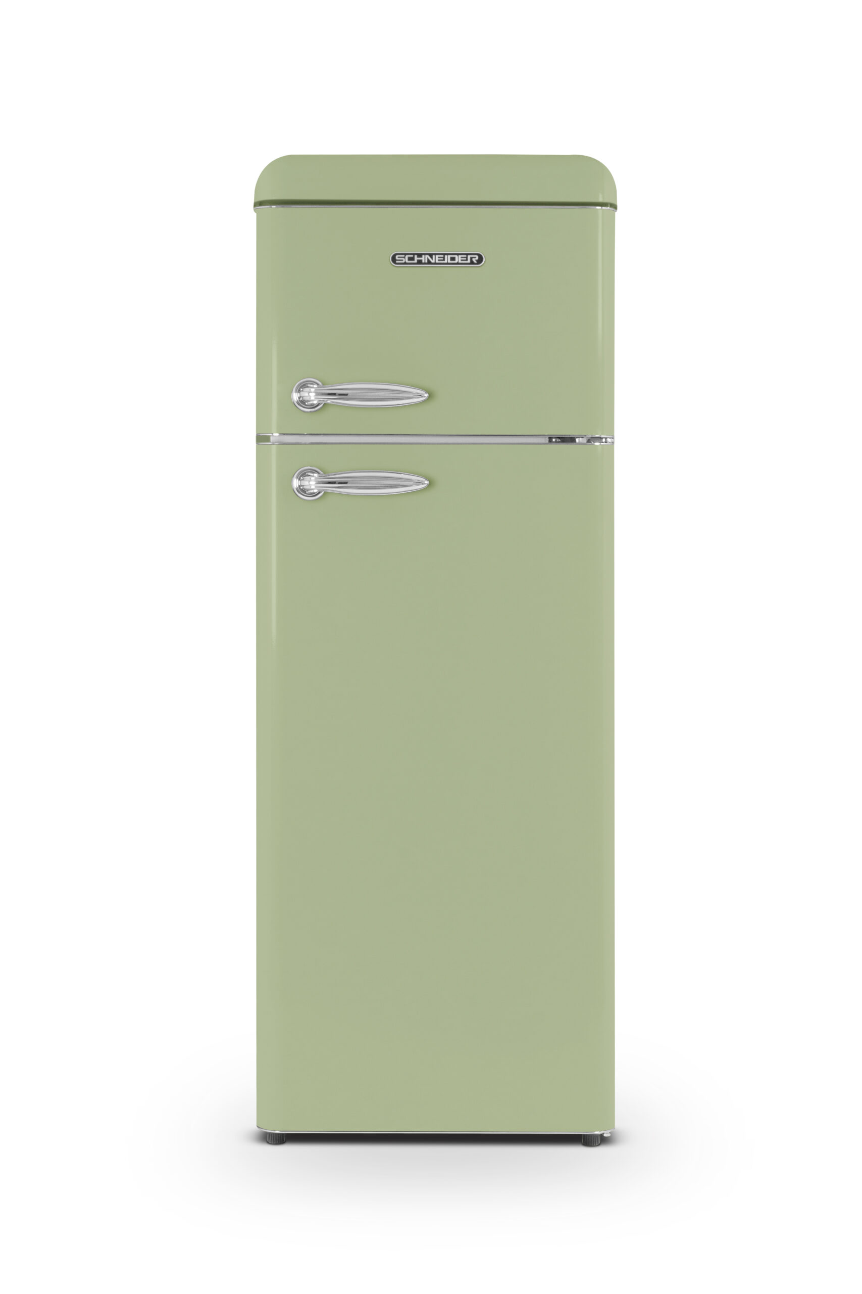 Réfrigérateur vintage vert amande 2 portes 211 L - Schneider - SCDD208VVA