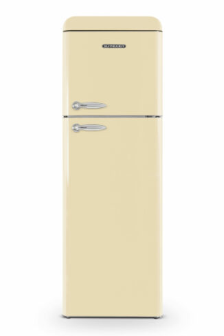 Réfrigérateur vintage 2 portes 302 L crème