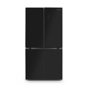 Réfrigérateur multi portes 564 L Total No Frost verre noir