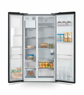 Schneider AG SCUS550NFGLW frigo américain Pose libre 556 L F Blanc