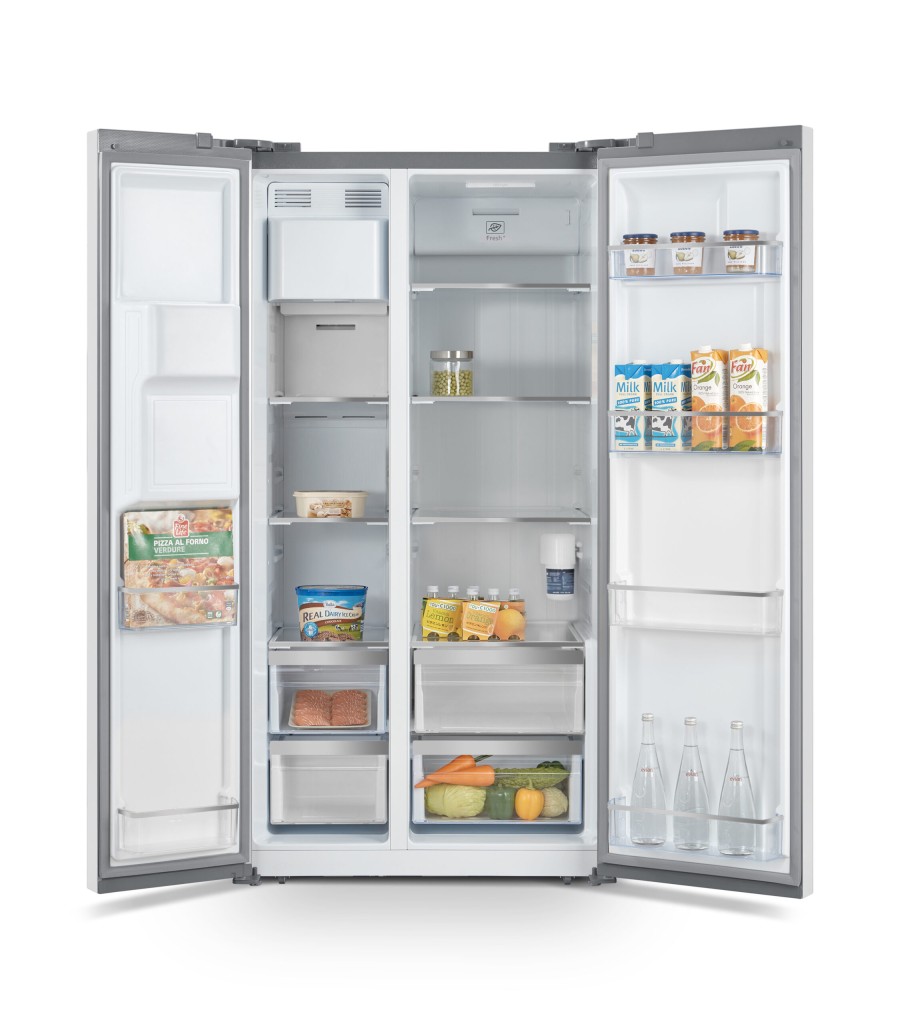 Schneider AG SCUS550NFGLW frigo américain Pose libre 556 L F Blanc