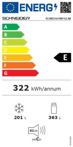 Réfrigérateur multi portes 564 L Total No Frost verre blanc