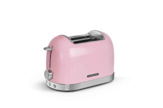 Grille-pain vintage 2 fentes rose