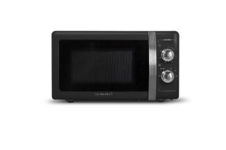 Micro-ondes vintage 20 L noir mat